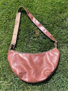 Crystalyn Kae brown hobo bag,purse,vegan leather,washable